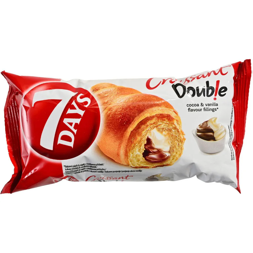 7days Double Croissant kakao&vanilija 60 g