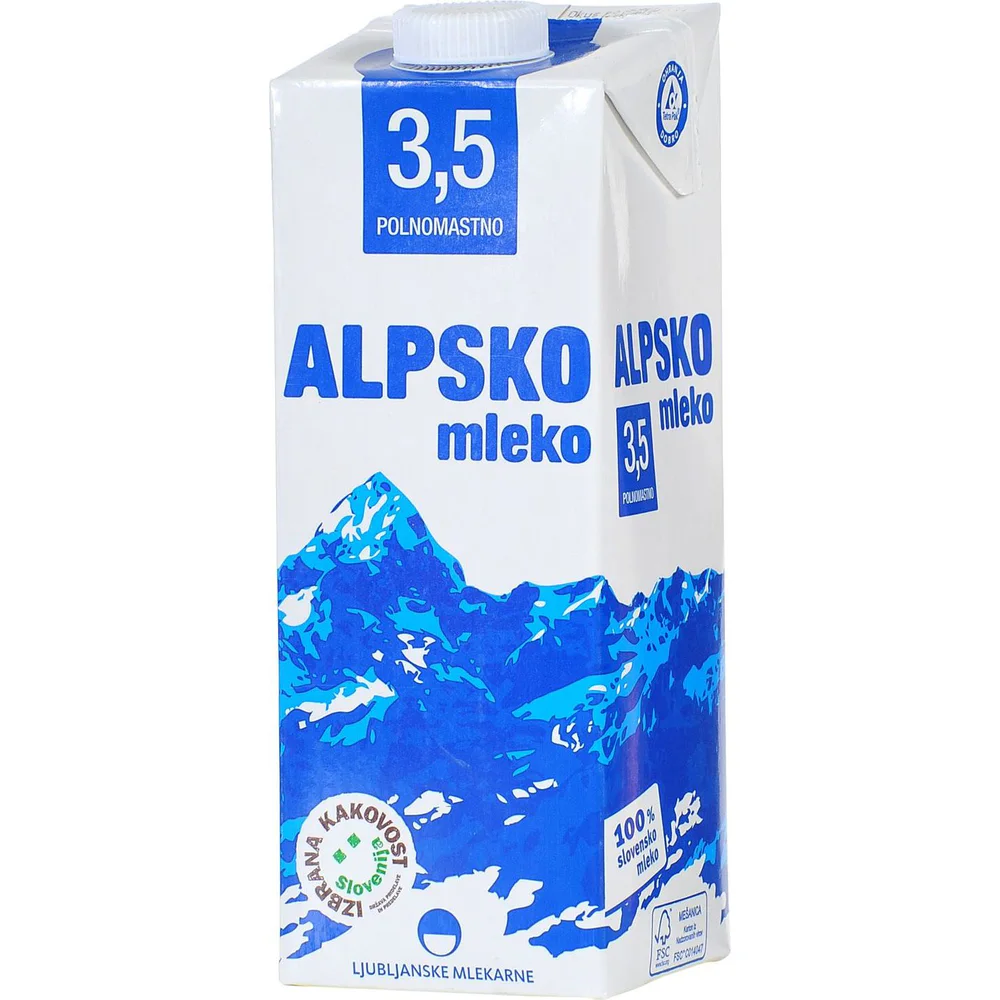 Alpsko trajno mlijeko 3,5% m.m. 1l