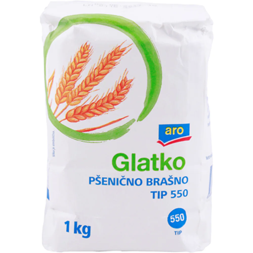 Aro pšenično bijelo brašno glatko t550 1kg