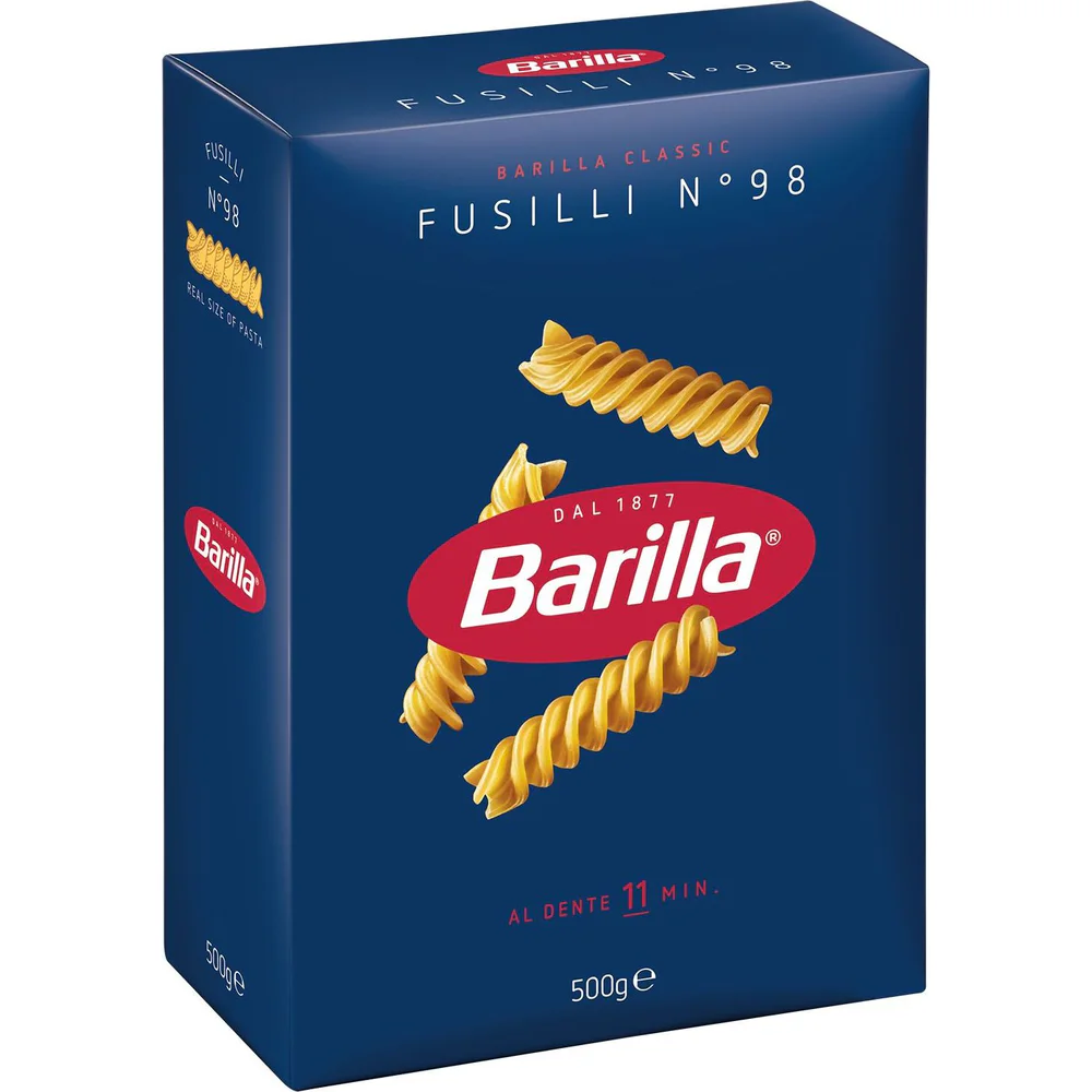 Barilla tjestenina fusilli n98 500g