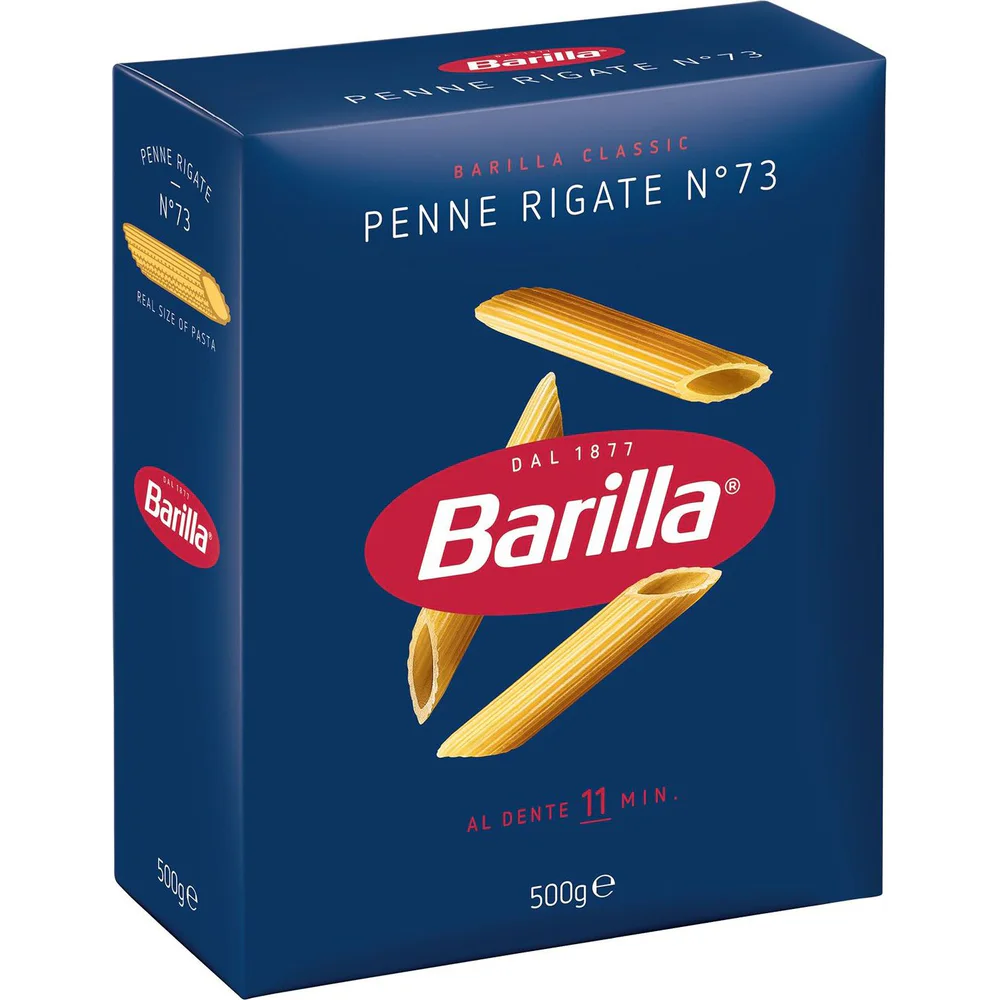 Barilla tjestenina penne rigate n73 500g