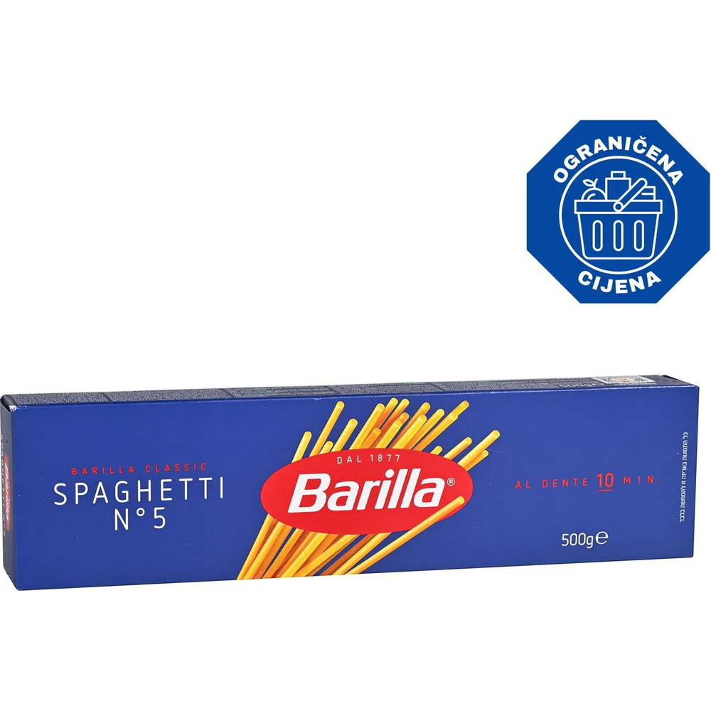 Barilla tjestenina spaghetti n5 500g