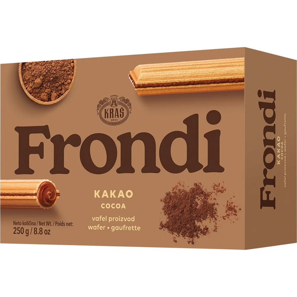 Frondi vafel kakao 250g
