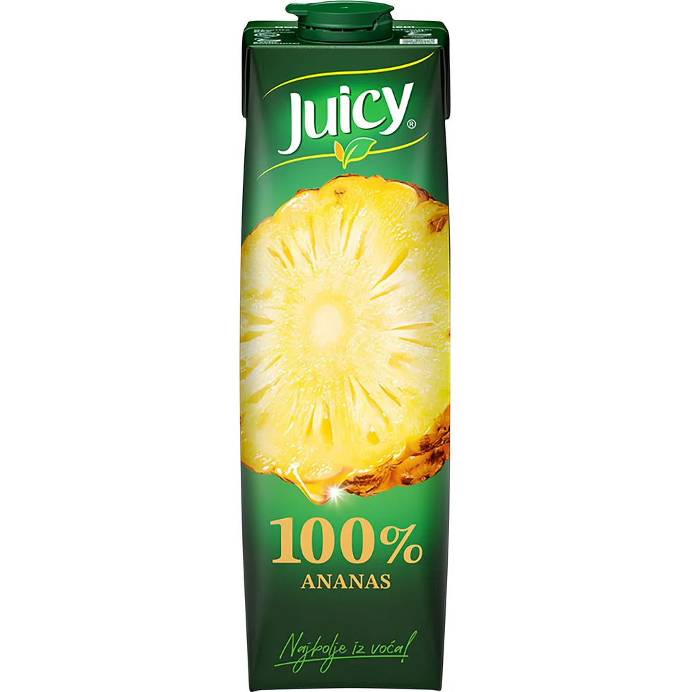 Juicy sok 100% ananas 1l