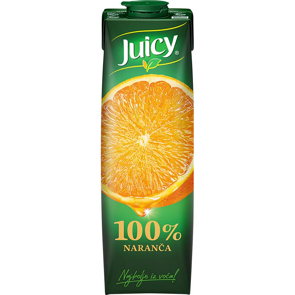 Juicy sok 100% naranča 1l
