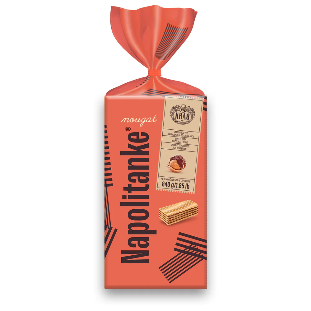 Kraš napolitanke nougat 840g