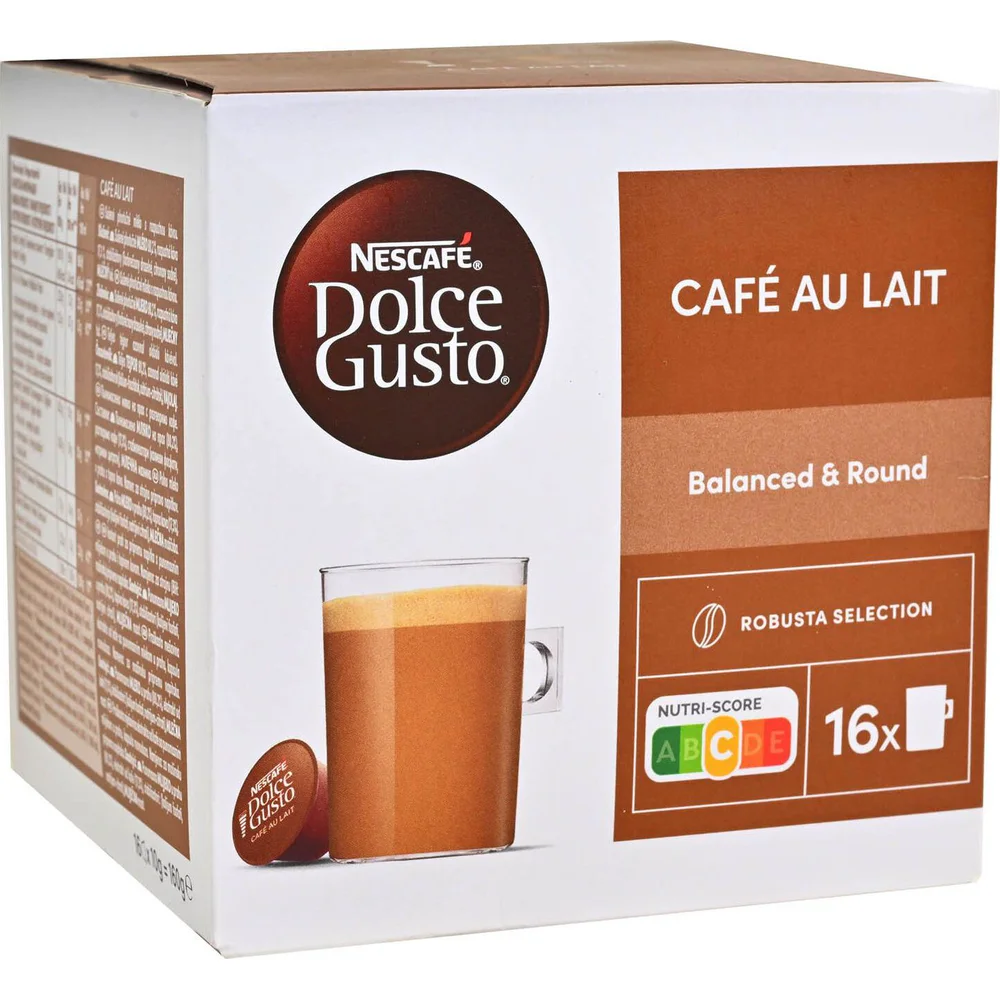 Nescafe dolce gusto kapsule za kavu cafe au lait 16 kapsula 160g