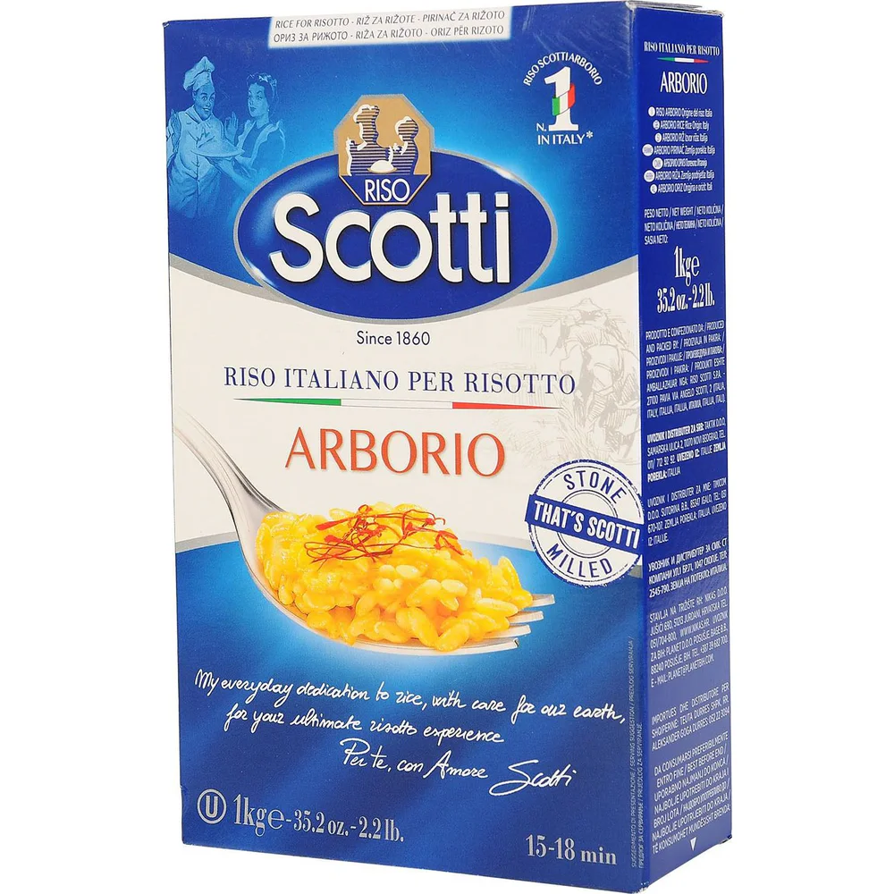 Riso scotti riža arborio 1kg