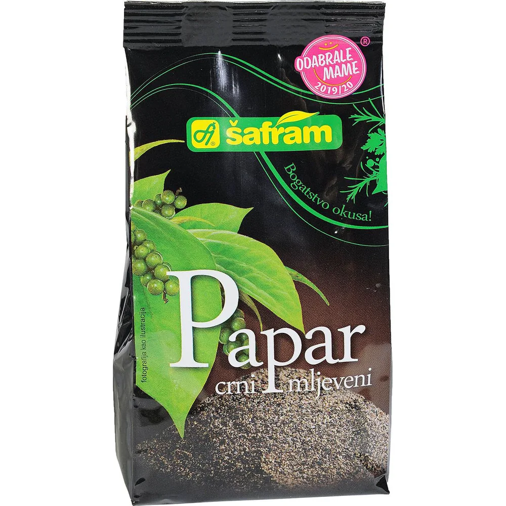 Šafram papar crni mljeveni 100g