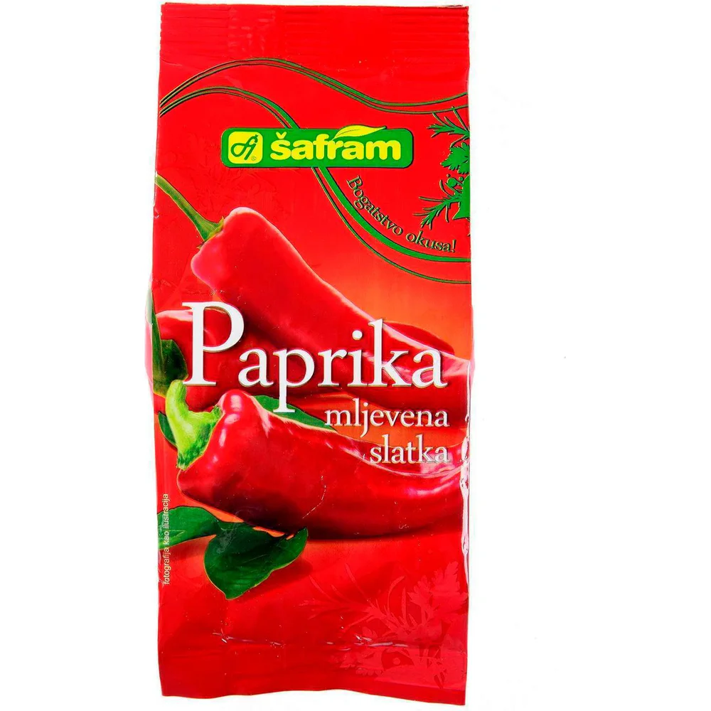 Šafram paprika slatka mljevena 100g