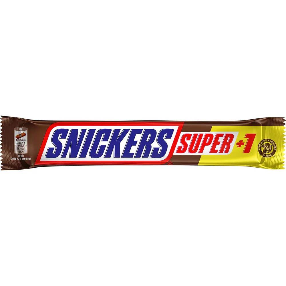 Snickers čokolada super+1 112,5g