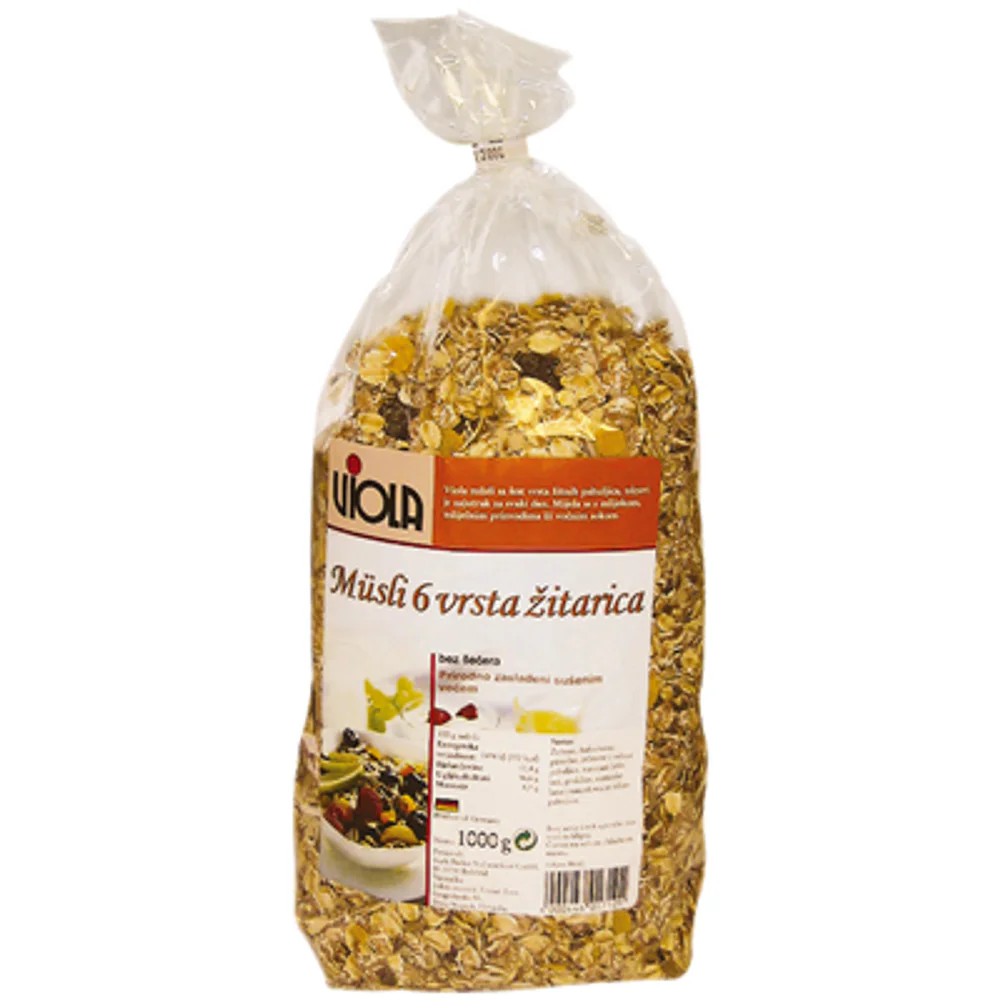 Viola muesli 6 vrsta žitarica 1kg